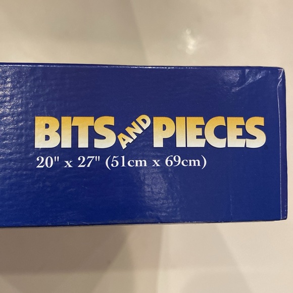 Bits and Pieces Glow in the Dark 1000 Piece Christmas Puzzle. 20” x 27” - Picture 2 of 3